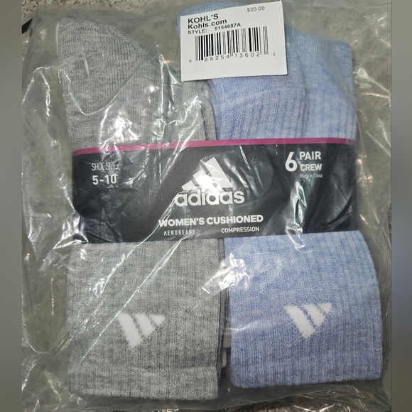 adidas Accessories - Adidas Women's Socks - 6 Pair